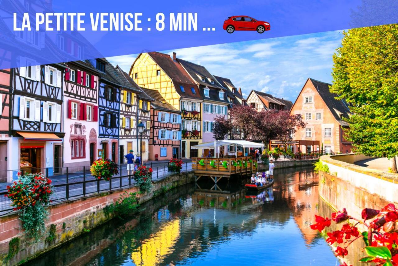 Le Green St Leon : Lit Queen Size * Wifi * Ideal Couple Кольмар Экстерьер фото